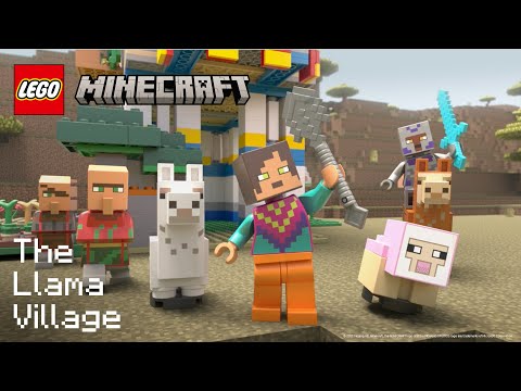 LEGO Minecraft Lama Köyü – Yağmacı saldırısı!