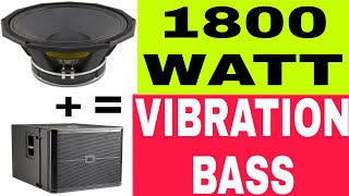 1800 watt speaker