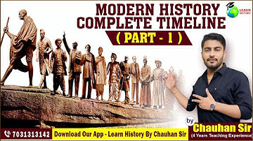 Complete Modern History Timeline  || Part 1 || Class 1 || History By Chauhan Sir ||