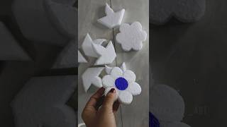 How To Make Beautiful Flowers And Deepak Thermocol Design