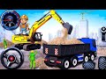 Real City Construction Simulator 3D - City Road Builder Excavator Trucks 2026 - Android Gameplay