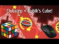 Beating clubstep in geometry dash while solving a rubiks cube challenge