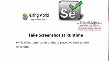 Selenium Python : How to Take Screenshots[Call/WhatsApp: +91-8743-913-121 to Buy Full Course]