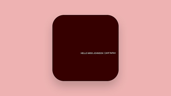 Jack Harlow - Hello Miss Johnson (Clean)