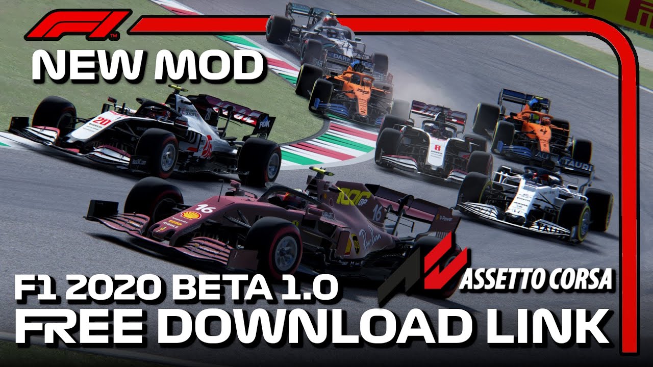 F1 2020 FREE MOD Beta1.0 for Assettocorsa Download link by