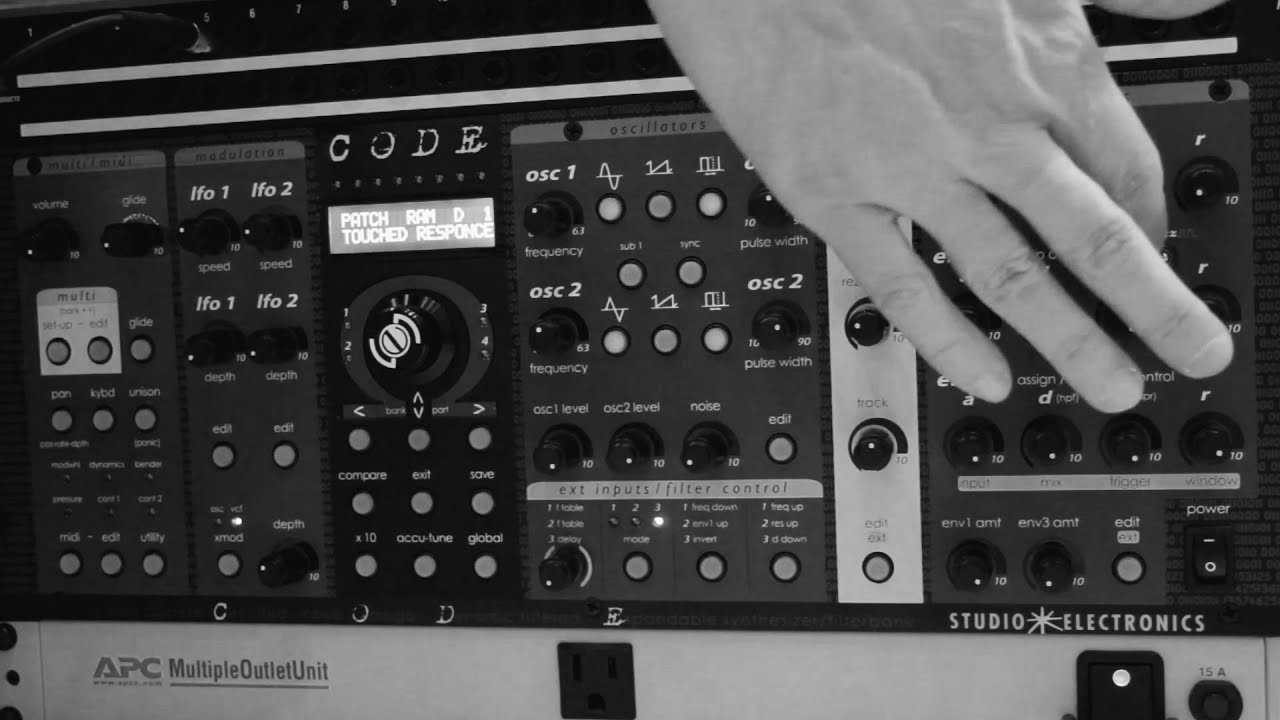 Studio Electronics CODE 8 Synthesizer Overdrive Demo - YouTube