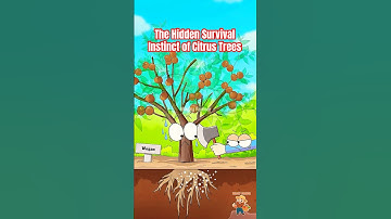 The Hidden Survival Instinct of Citrus Trees🍊 #citrus #animation