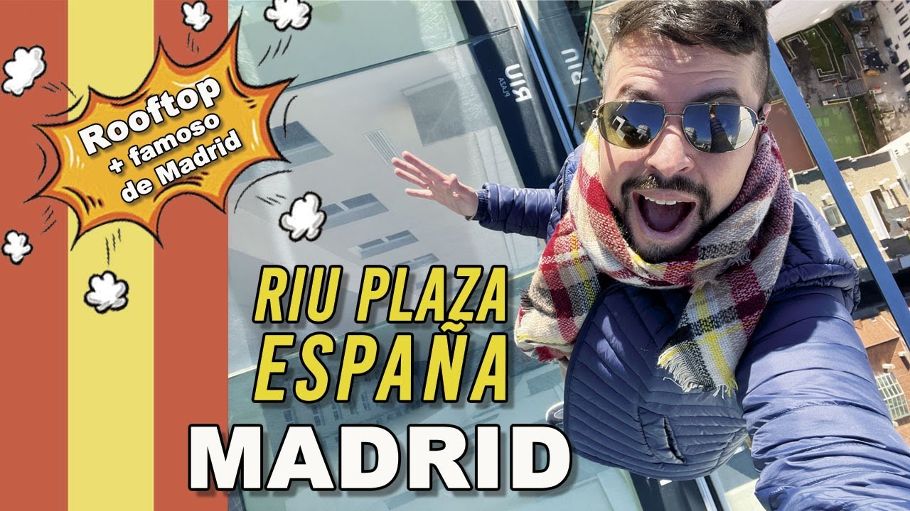HOTEL RIU PLAZA ESPAÑA. Madrid. Visita 2023. Terraza 360.