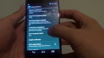 LG/Google Nexus 4: How to Enable/Disable Poor Wi-Fi Connection
