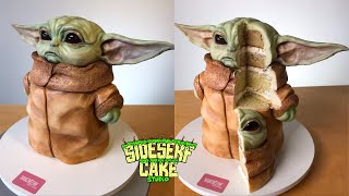 How To Make A Grogu Cake Star Wars Mandalorian Baby Yoda Youtube