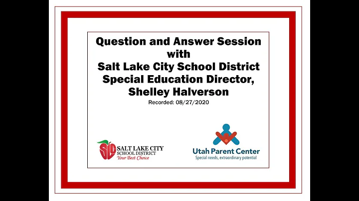 Q & A with Salt Lake City SD Special Education Dir...