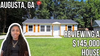 REVIEWING A $145,000 HOUSE FOR SALE IN AUGUSTA , GA | MOVING TO AUGUSTA | ZILLOW