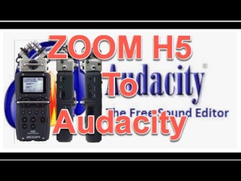 ZOOM H5 FILES TO AUDACITY