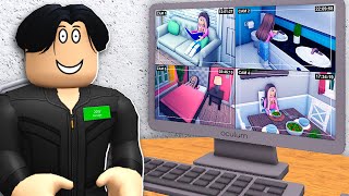 CREEPY BOSS Put Cameras In My House.. (Roblox Bloxburg)