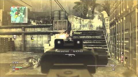 MW3: 77-6 M.O.A.B. with the MP7 on Bootleg