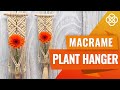 Macrame plant hanger on a stick | Macrame diy | Easy macrame plant hanger tutorial