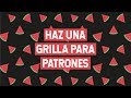 🍉 Haz una GRILLA para DISEÑAR PATRONES en ILLUSTRATOR