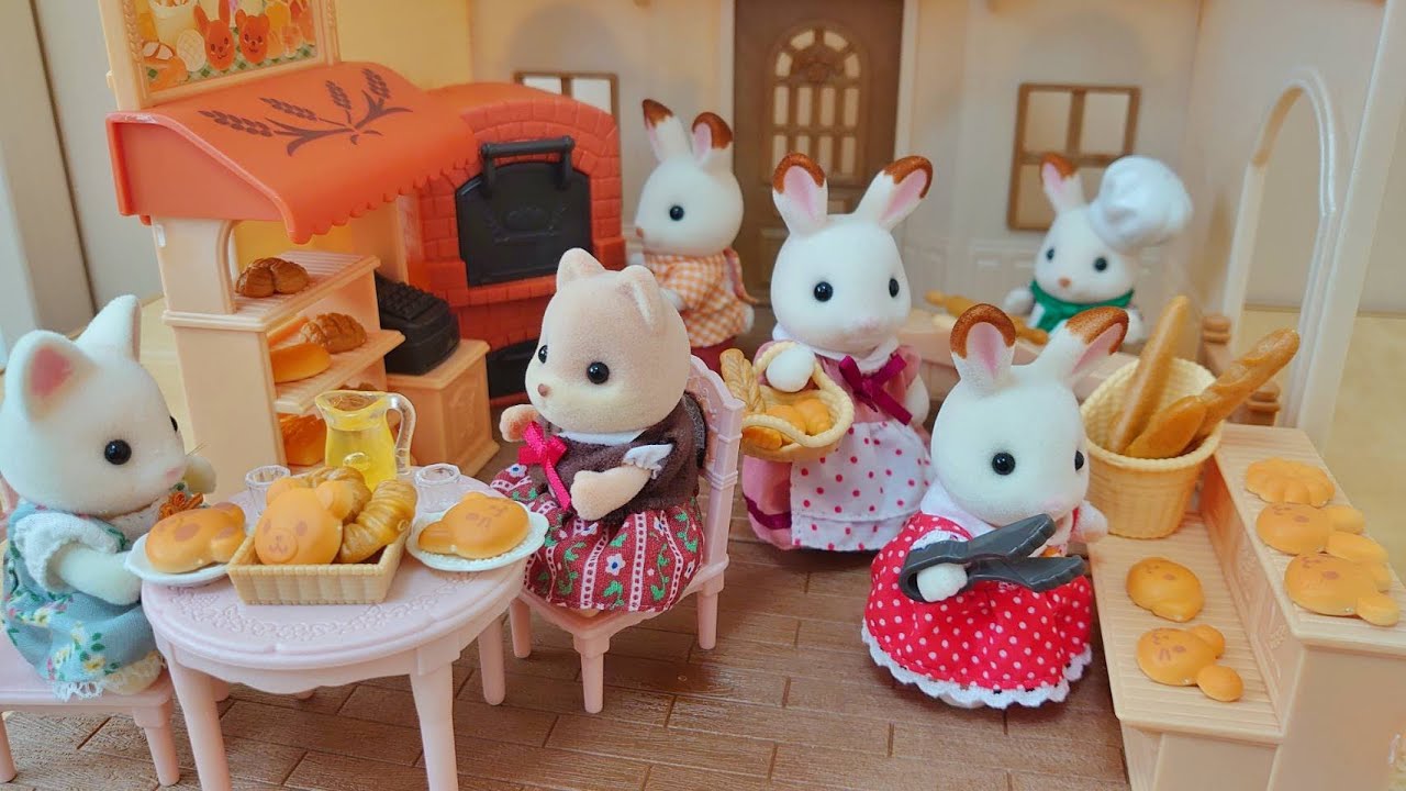 シルバニア クリスマスセット パン屋さん まとめてセット 狭し