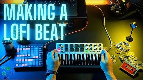 Making a Lofi Beat with Akai MPK Mini MK2 and Novation Launchpad Mini Mk2