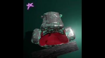 Eco-friendly Vehicle - Blender Eevee Render  #shorts