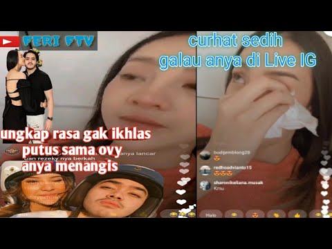 ANYA GERALDINE KELUARKAN TANGISANNYA DI LIVE IG, kenapa yahhh...!!!