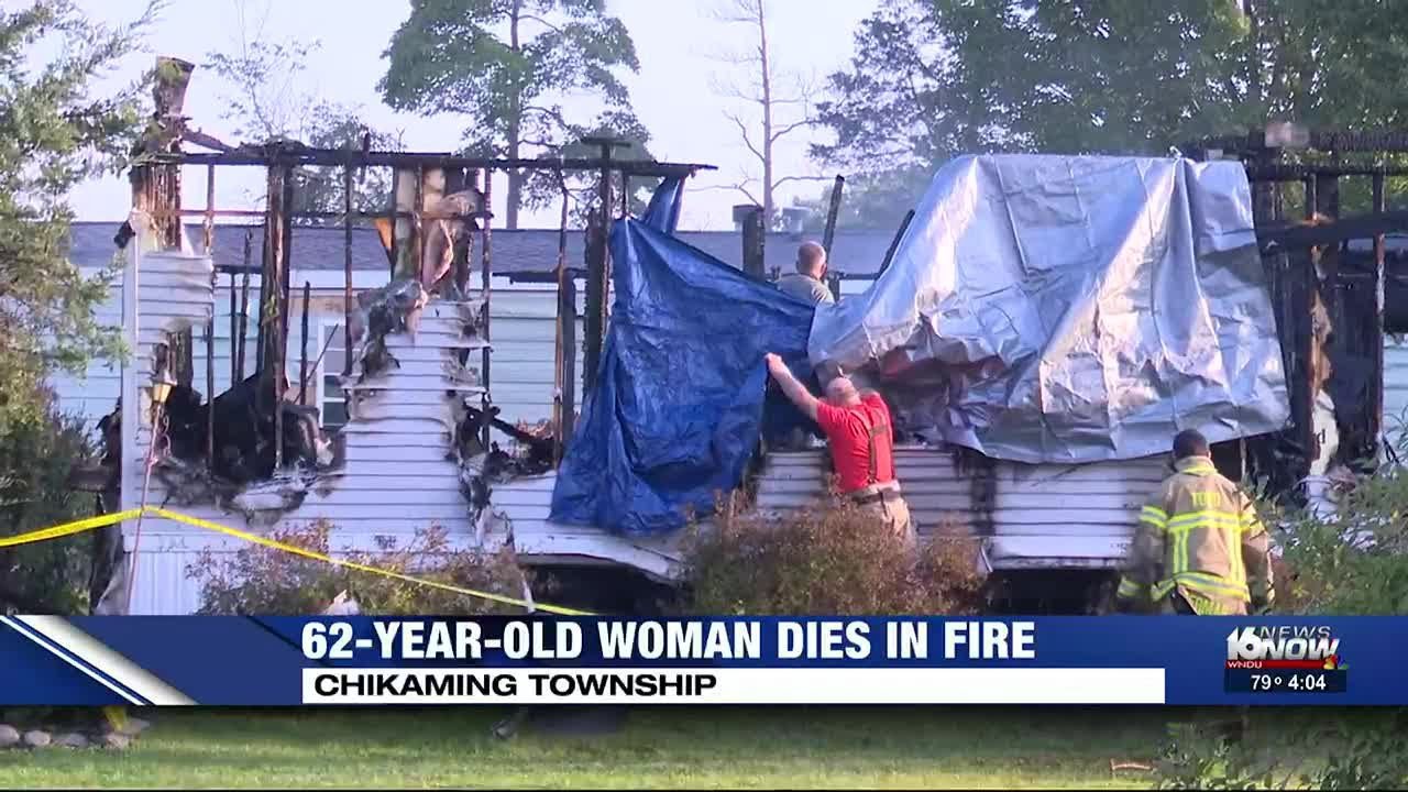 62-year-old woman dies in Chikaming Twp. mobile home fire - YouTube