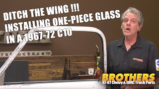 6772 Chevy & GMC Truck 1Piece Side Glass Install  Remove Your Doors Vent Window