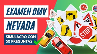 Examen de Manejo de Nevada 2024    50 Preguntas DMV