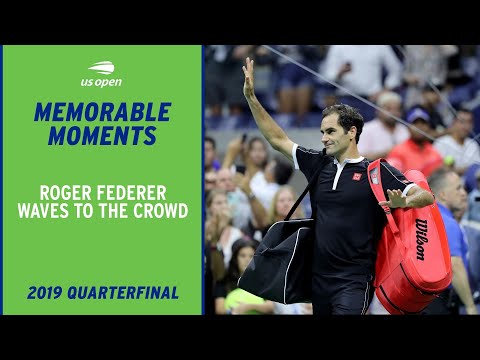 Roger Federer's Final Walk-Off in New York | 2019 US Open