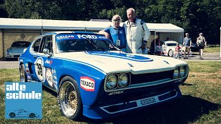 Play video: Onboard bei Dieter Glemser im Ford Capri RS von 1974 beim Solitude Revival // 360-Grad-Video