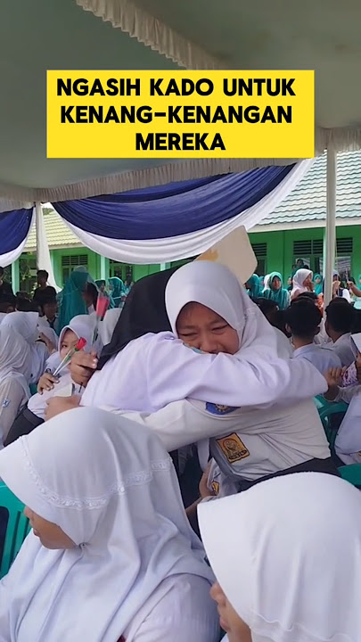 momen sedih ketika adik kelas perpisahan sekolah sama kakak kelas ‼️‼️ #sedih #sekolah #perpisahan
