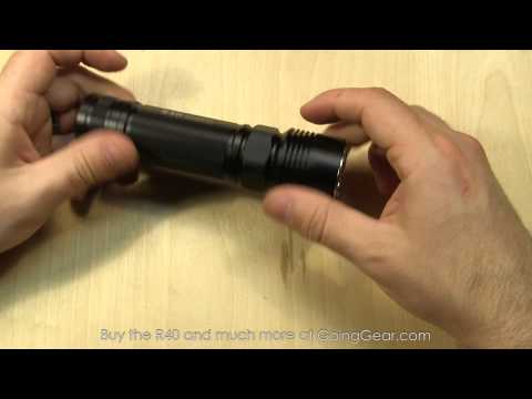 Olight R40 Seeker Quick Review - Excellent Rechargeable Flashlight