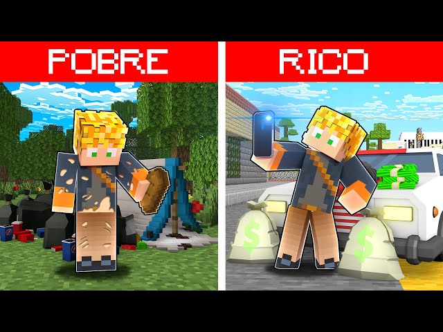 RICO VS POBRE NO MINECRAFT - O FILME !! 