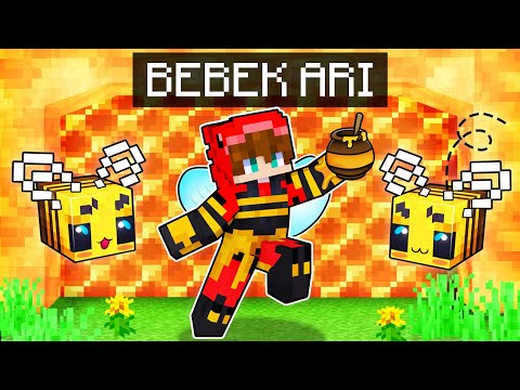 BEBEK ARI olarak Arı Dünyasına Gitmek! - Minecraft