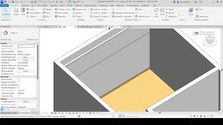 PI1 BIM – Projeto executivo Revit - Video 05 – criando tabicas e rodapés a partir das paredes