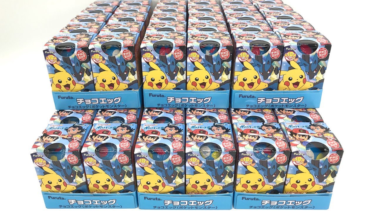 【食玩】シークレット可愛すぎる！ポケモン チョコエッグ ６箱 開封レビュー！ Pokemon Chocolate Eggs【箱買い】おもちゃ フィギュア