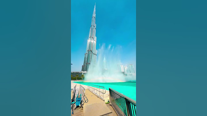 Rainbow 🌈🤩 vibes at the dubai 💥🇦🇪 #burjkhalifa