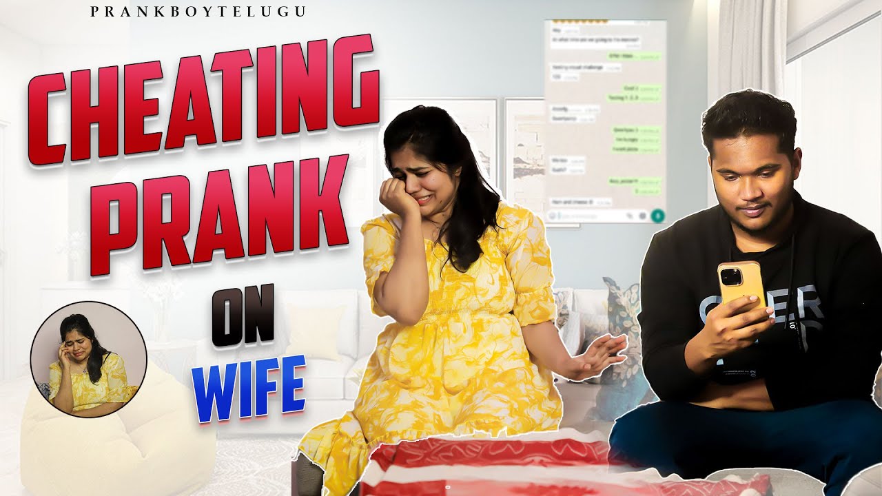 CHEATING PRANK ON WIFE || PRANKBOY TELUGU
