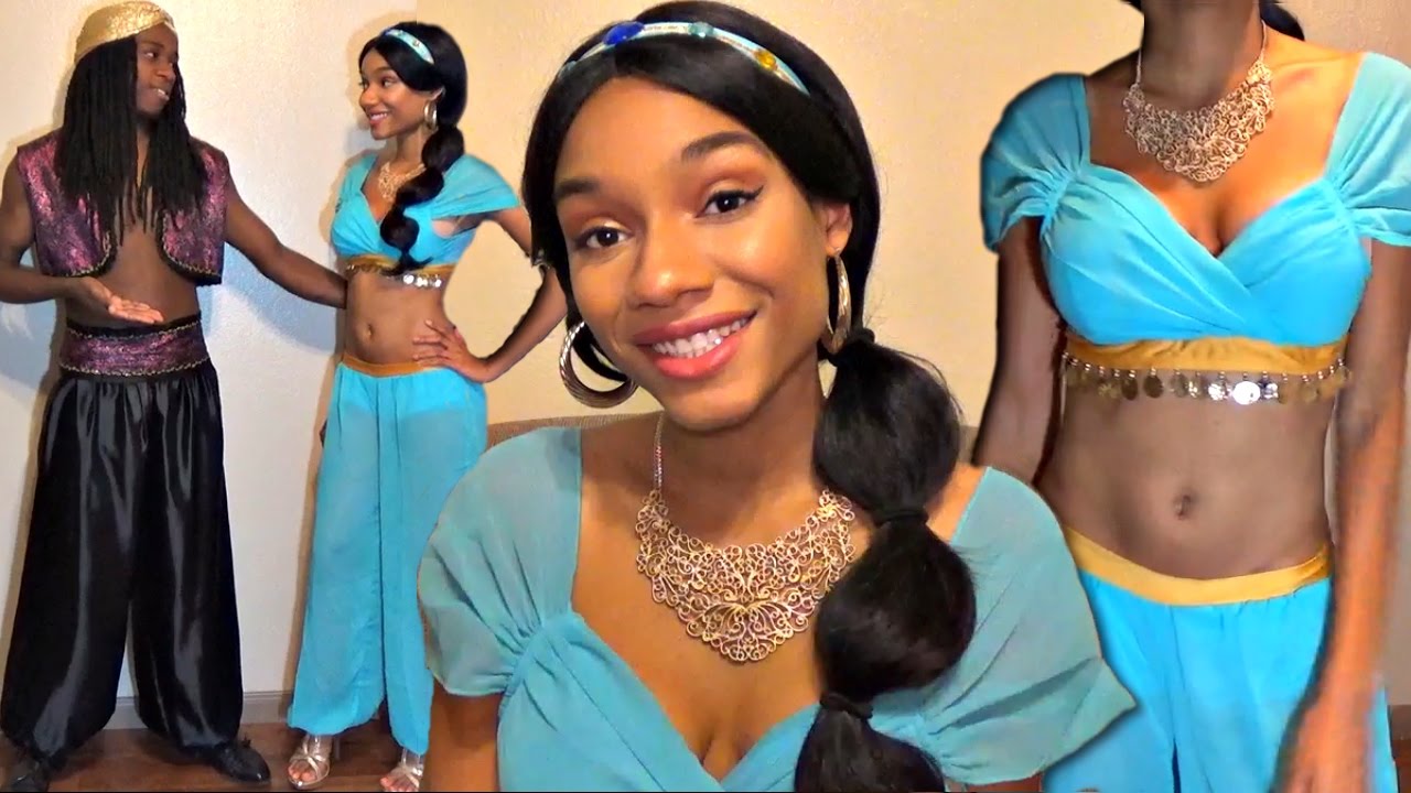 Princess Jasmine Halloween Costume Makeup Hair YouTube