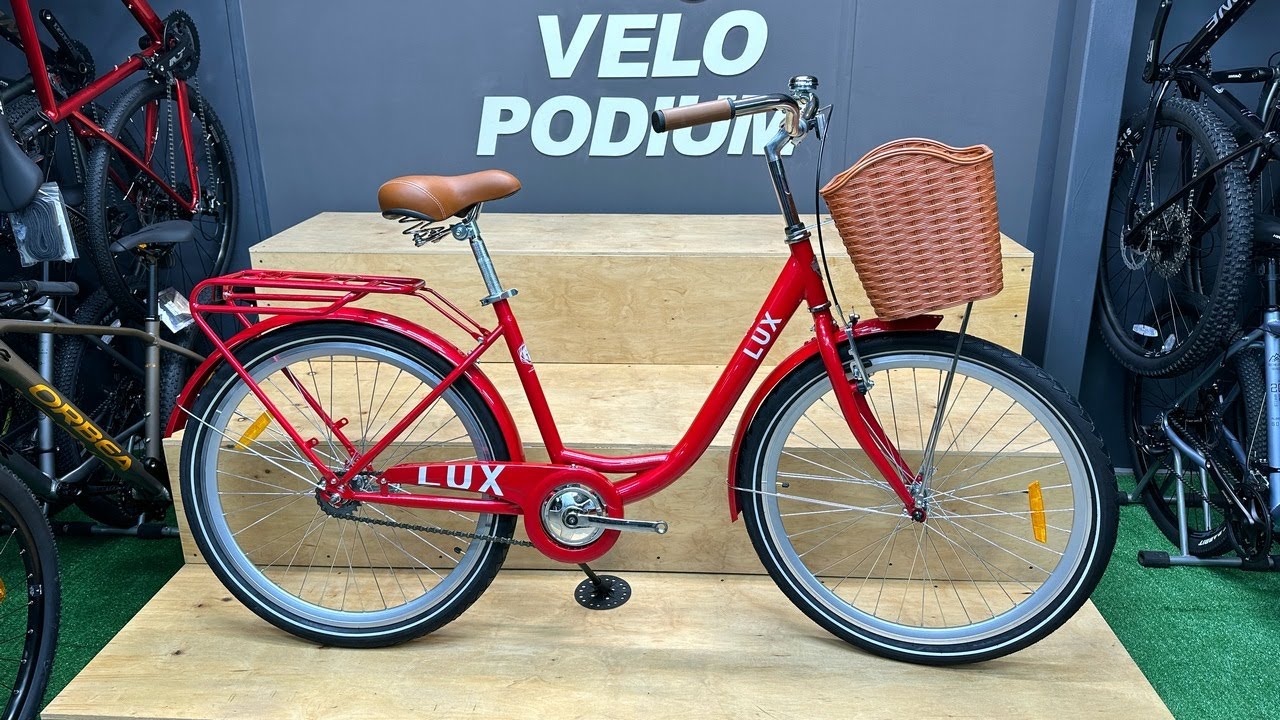 【新品未使用・未開封】BICYCLE OSMAND V2・赤デック ２種類 Відео огляд на велосипед Dorozhnik Lux 26 одношвидкісний 2024