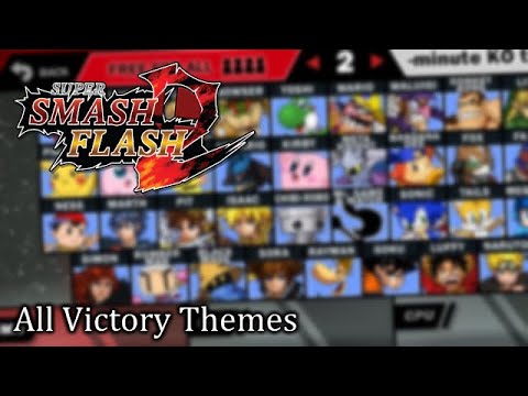 Super Smash Flash 2 Beta - All Victory Themes