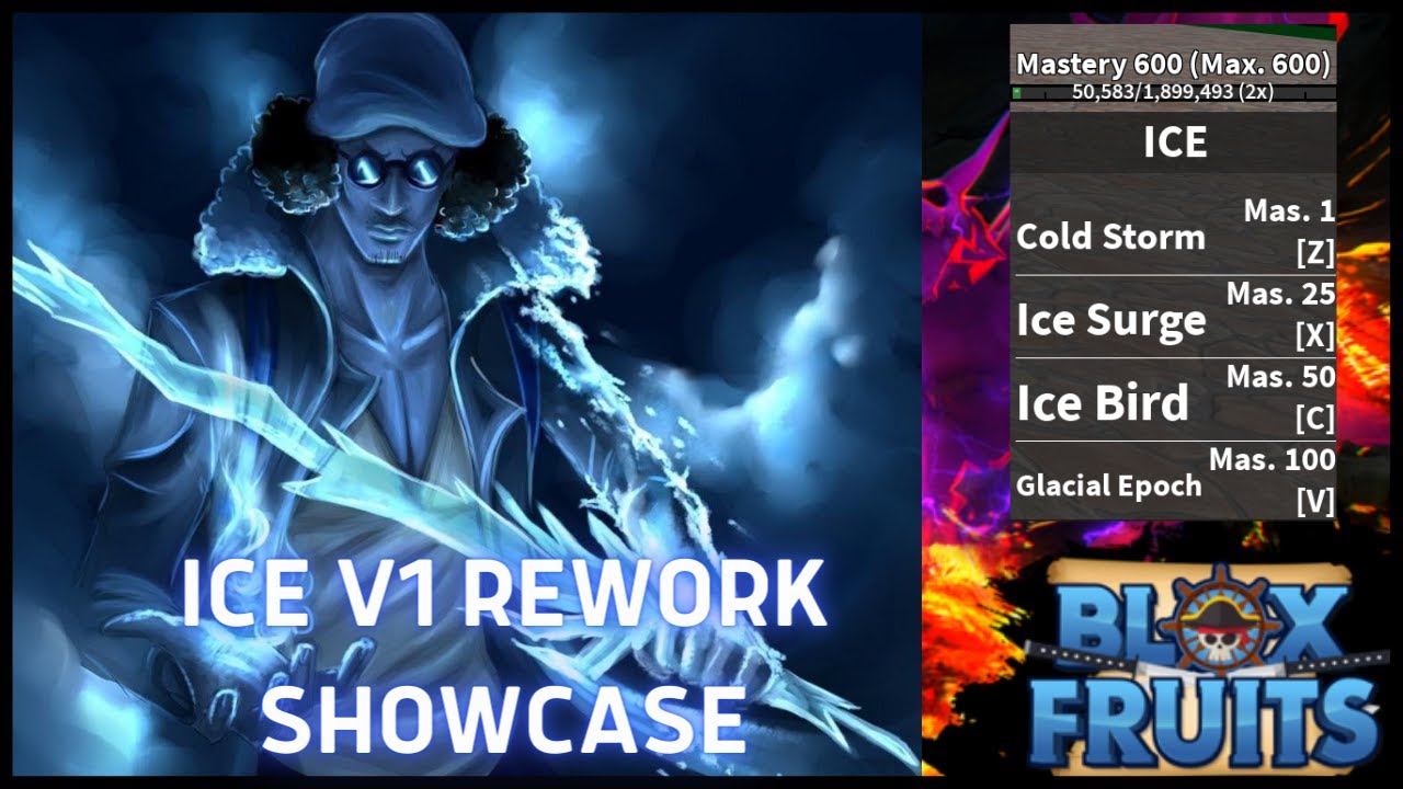 Ice V1&V2 Reworks Showcase - Blox Fruits Update 17.3 