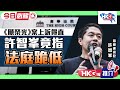 【HKG報推介‧今日必睇】《願榮光》案律政司上訴得直  許智峯竟指法庭跪低