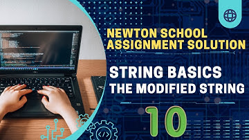 Newton school | The Modified String | String interview questions in java | Java top String questions