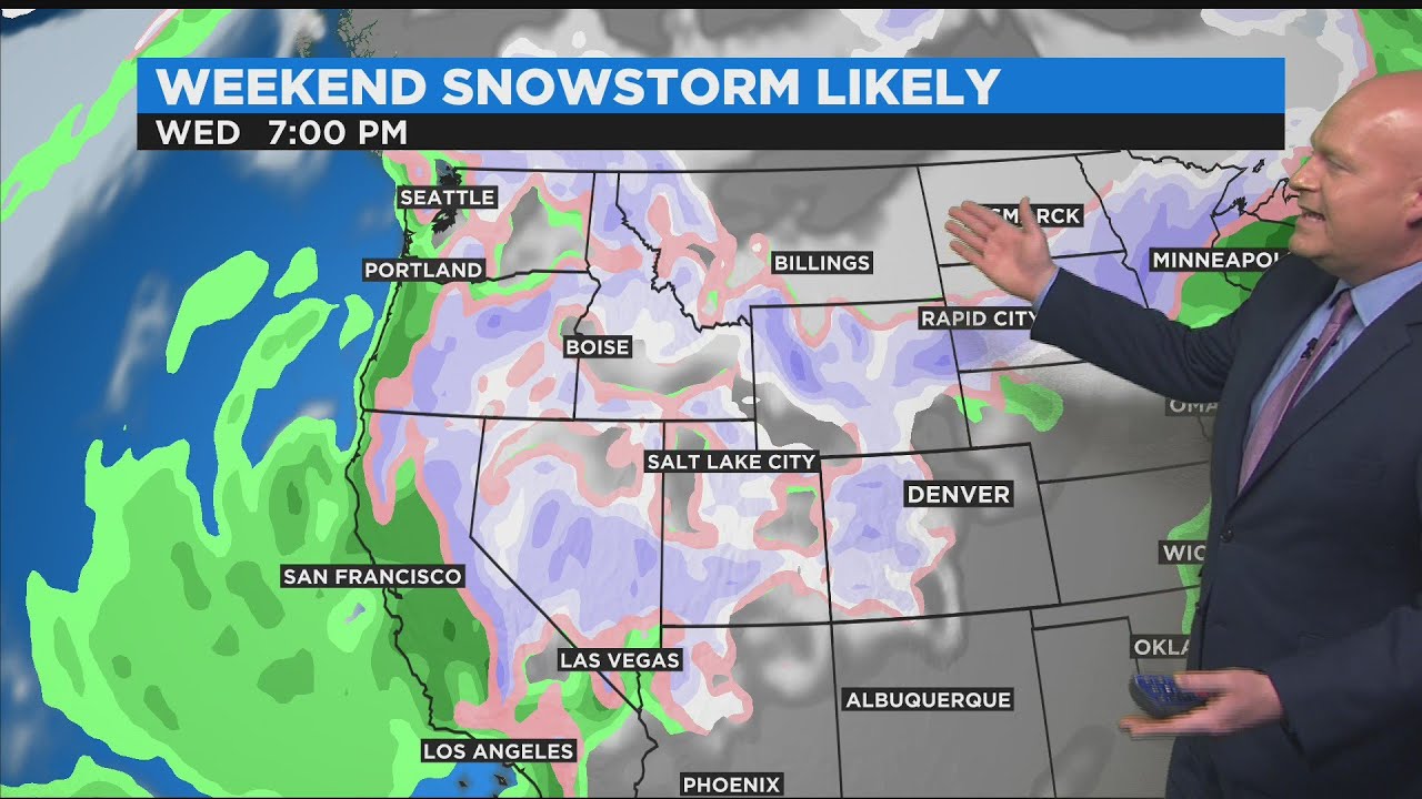 All Eyes On Late Week Storm Approaching Colorado - YouTube