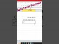 Date Time Exel Formulas🔥 #shortvideo #laptop #shorts #computer #obsessed #languagefacts