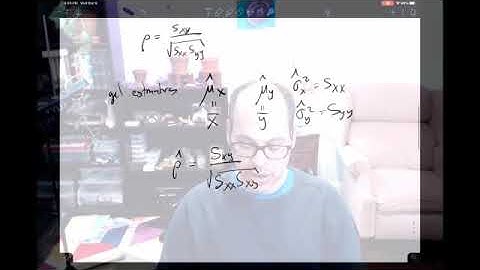 Mathematical Statistics, Lecture 23, part 3: normal correlation analysis