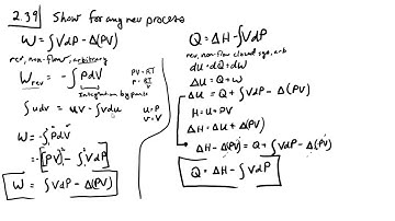 SVN8, Ch2, Problems 25, 34, 39 - Derivations for reversible gas processes