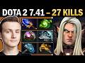 Invoker with 27 Kills and Pro Synergy - Dota 7.42