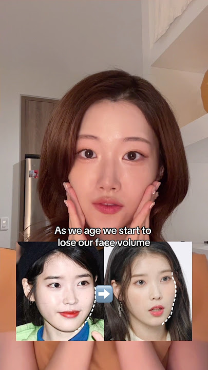 How to make your face look fuller and lifted (facial exercise) #shorts